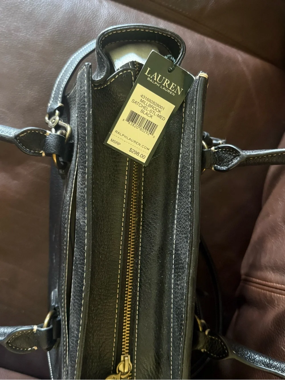 New With Tag. Original packing. Lauren Ralph Lauren Millbrook Medium Satchel